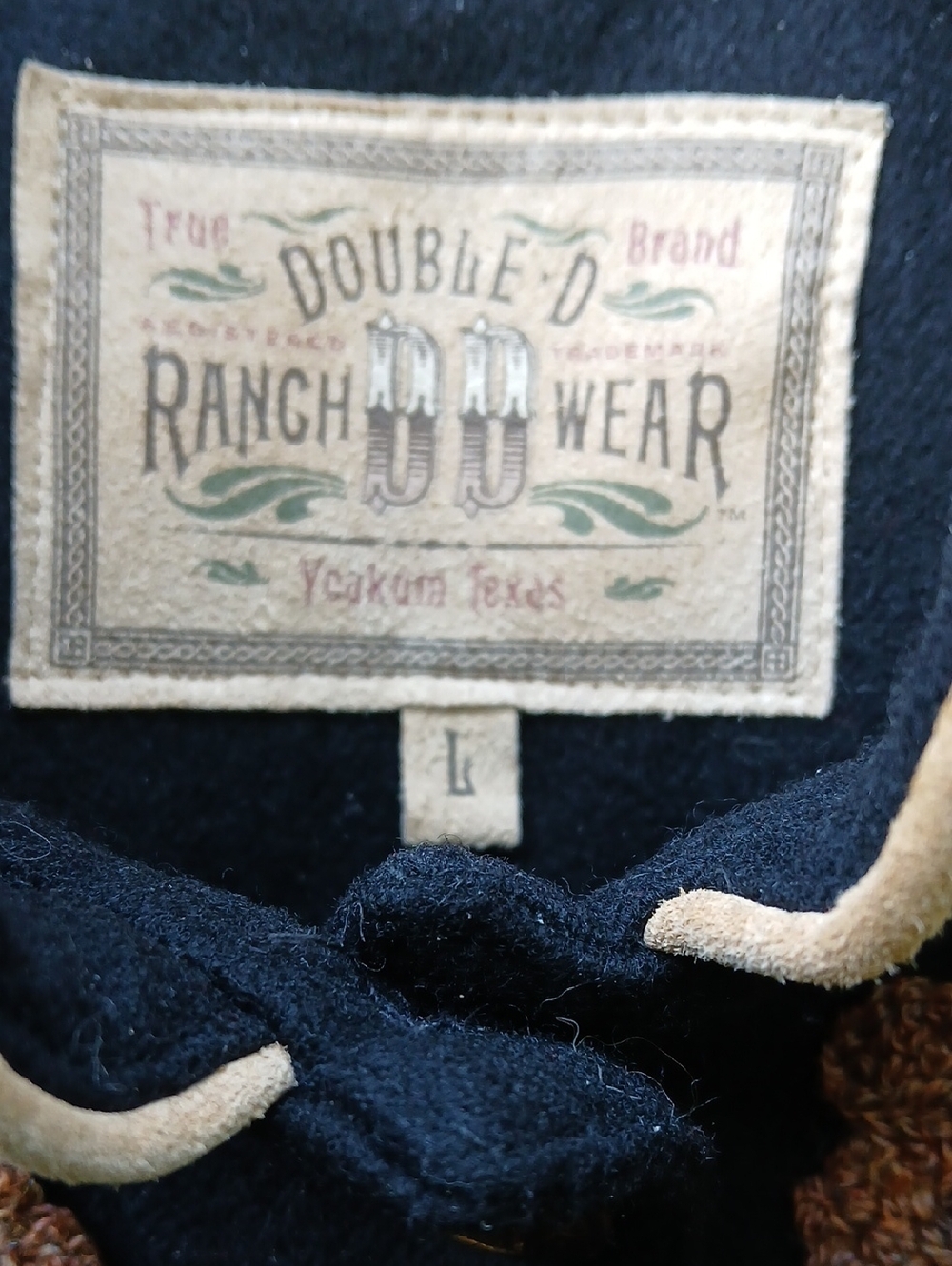 Double-D RanchwearVintage Military Cavalry Fringe Wool Sz L - Picture 3 of 11